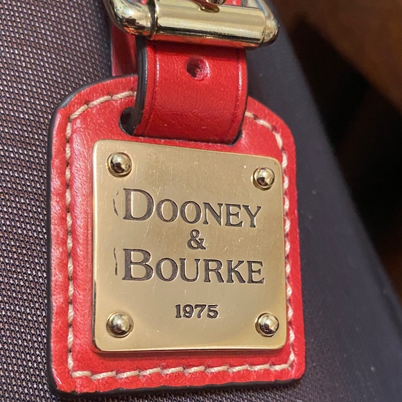 Dooney & Bourke Red Leather Key Fob/Purse Charm - Picture 2 of 10